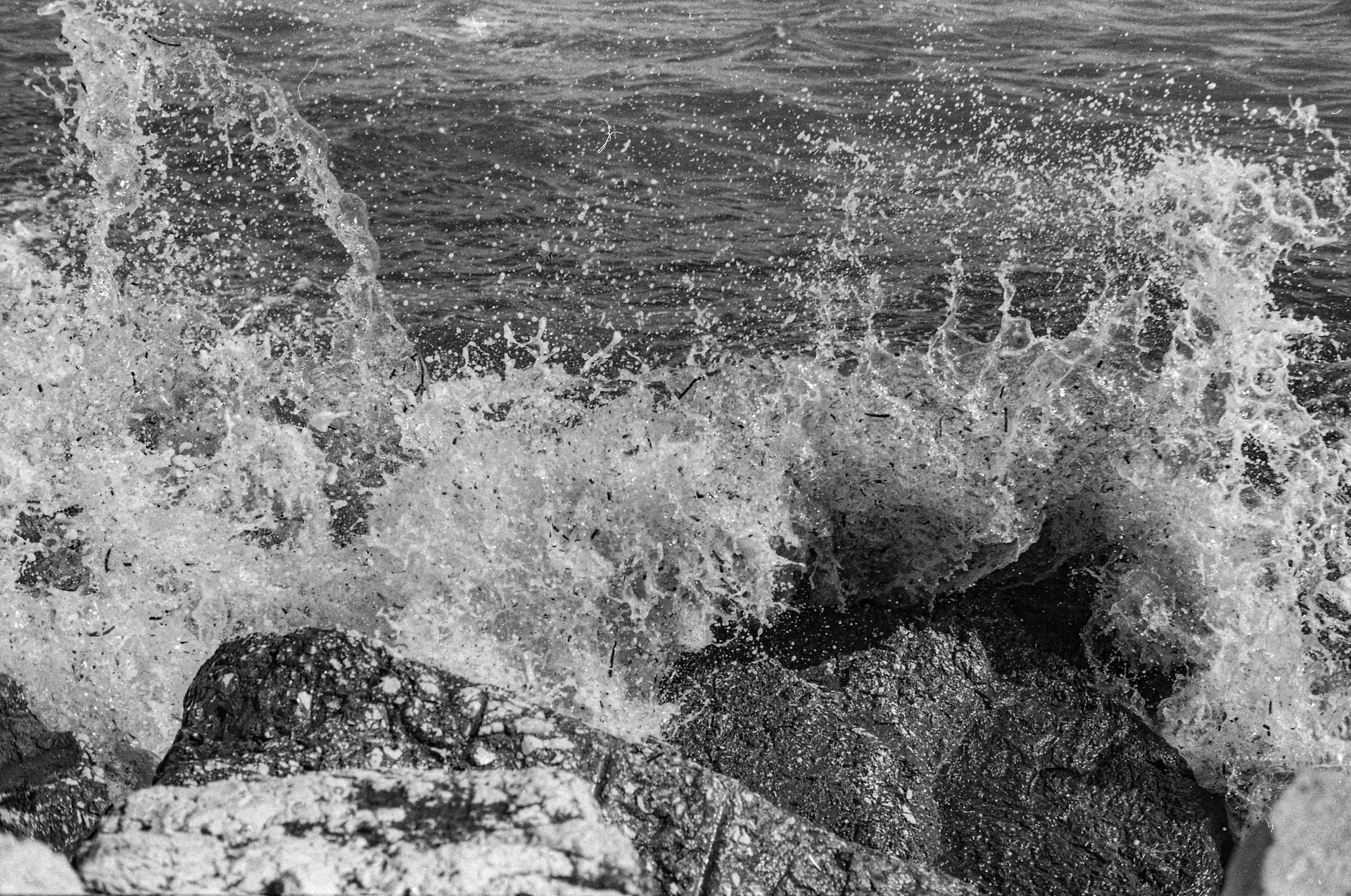 Crashing wave